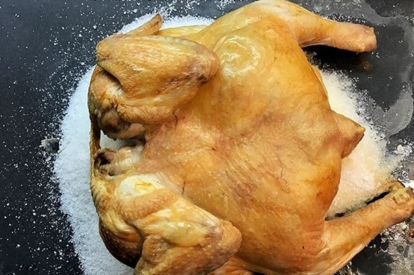Курица на соли Курица на соли