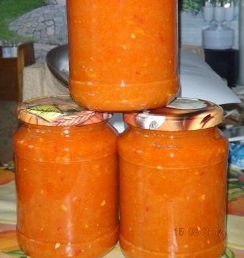 "Аджика" из кабачков "Аджика" из кабачков