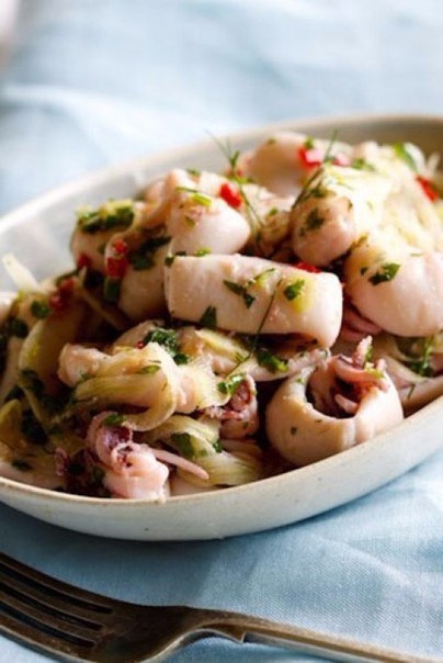 Маринованные кальмары