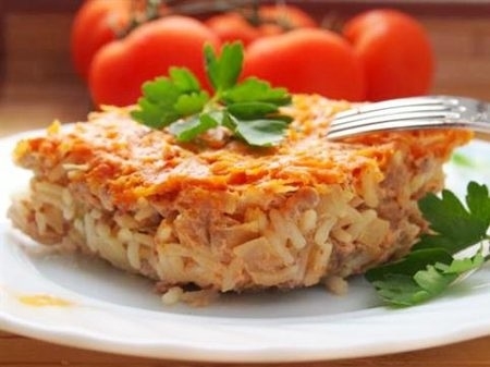 Мясная запеканка с овощами Мясная запеканка с овощами