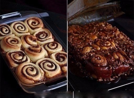 Синнабоны с корицей и грецкими орехами Синнабоны с корицей и грецкими орехами