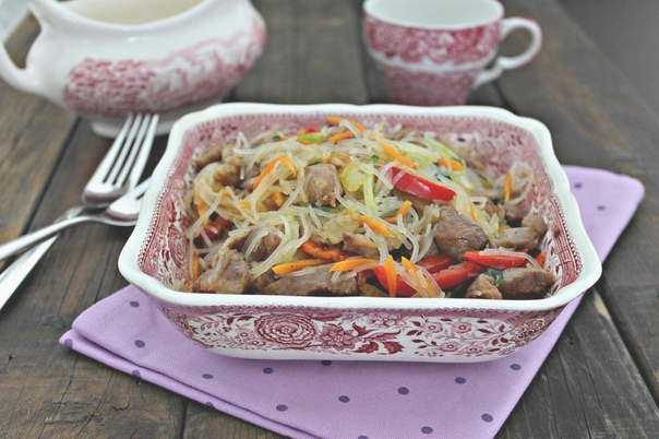 ФУНЧОЗА С МЯСОМ ФУНЧОЗА С МЯСОМ