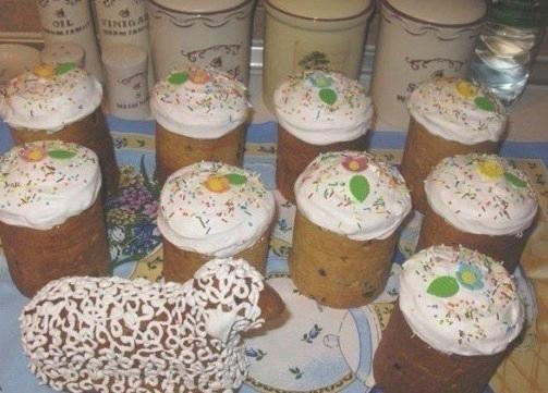 Пышный пасхальный кулич Пышный пасхальный кулич