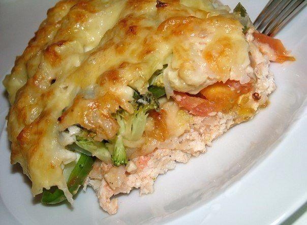 "Запеканка из овощей и куриного фарша" "Запеканка из овощей и куриного фарша"