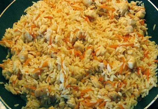 Золотистый плов с курицей Золотистый плов с курицей
