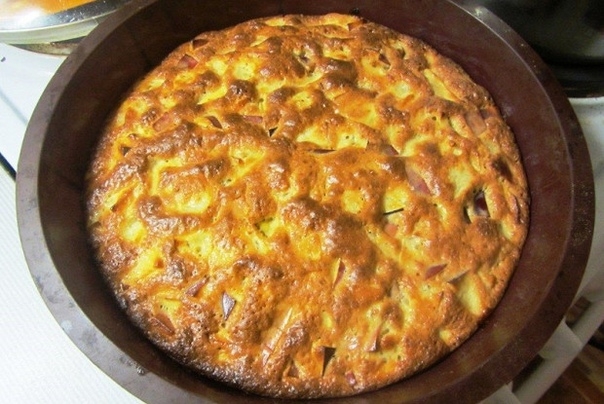 Быстрая яблочная шарлотка Быстрая яблочная шарлотка