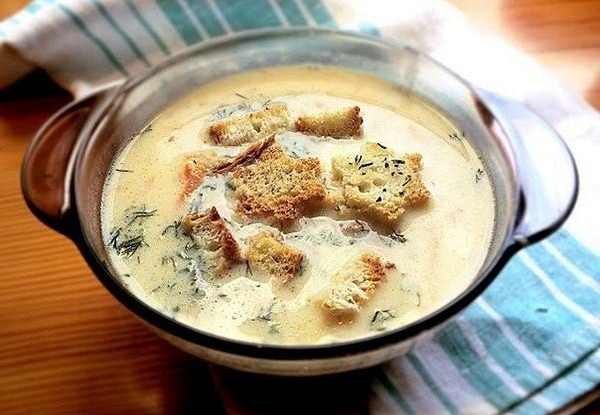 Сырный суп по‑французски с курицей Сырный суп по‑французски с курицей