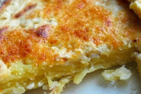 Французский картофель гратен Французский картофель гратен
