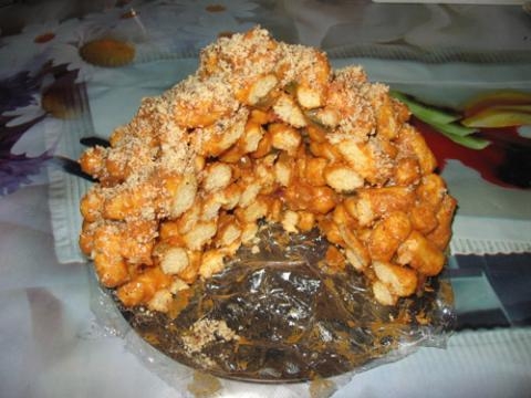 Торт из кукурузных палочек (торт без выпечки). Торт из кукурузных палочек (торт без выпечки).