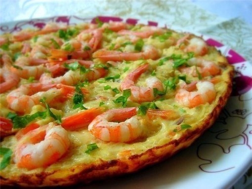 Toritilla с креветками
