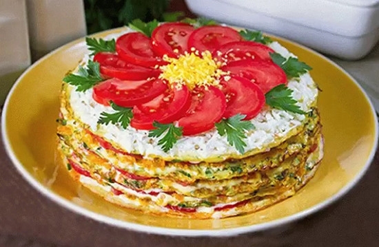 Кабачковый торт. Кабачковый торт.