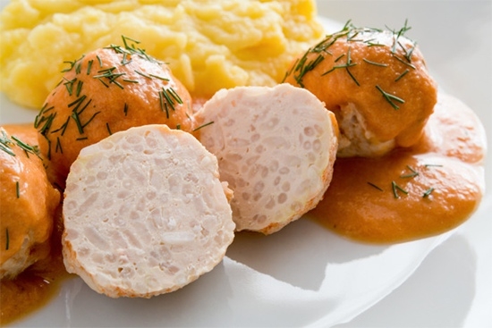 Куриные фрикадельки с рисом. Куриные фрикадельки с рисом.