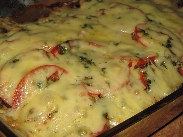 Куриная запеканка с баклажанами Куриная запеканка с баклажанами