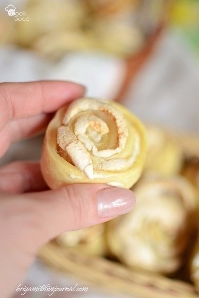 Розы из печенья Розы из печенья