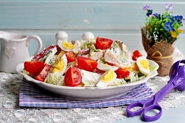 Любимые салатики с курицей Любимые салатики с курицей