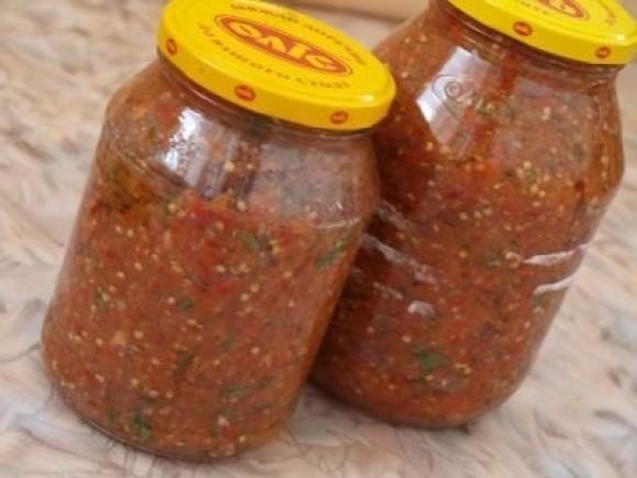 Аджика из баклажан. Рецепт Татьяны Челяпиной. Аджика из баклажан. Рецепт Татьяны Челяпиной.