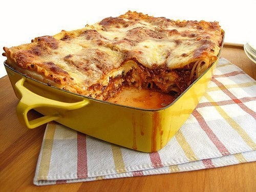 Лазанья с ветчиной и шампиньонами. Лазанья с ветчиной и шампиньонами.