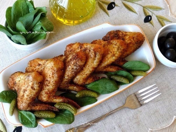 Куриные крылышки по-испански Куриные крылышки по-испански