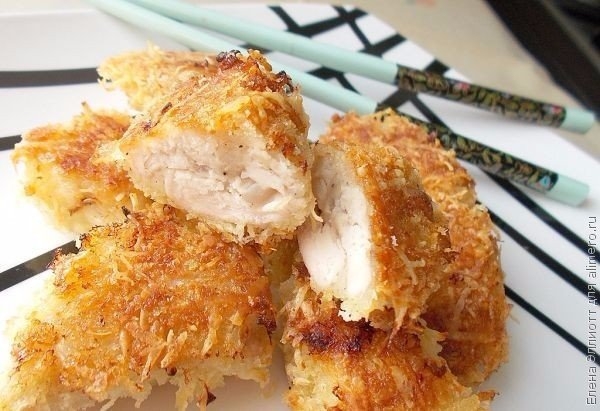 ЗОЛОТИСТАЯ КУРОЧКА В СУХАРЯХ ЗОЛОТИСТАЯ КУРОЧКА В СУХАРЯХ