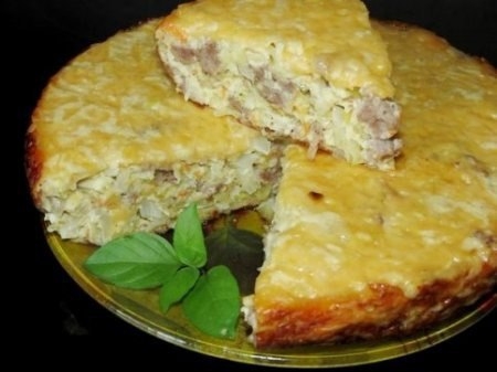 Запеканка из капусты с мясом Запеканка из капусты с мясом