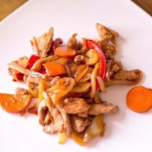Курица по‑китайски с овощами
