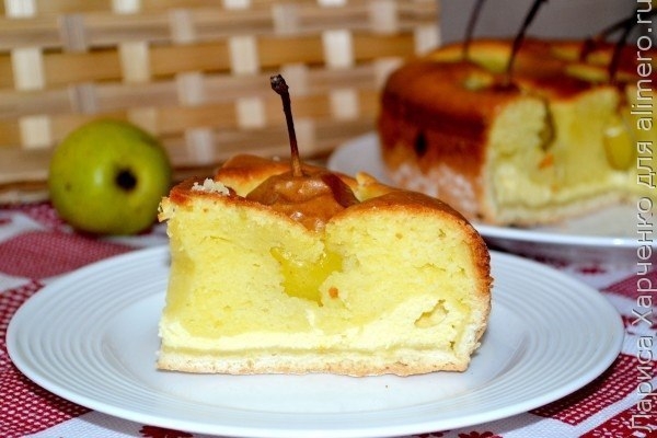 Нежнейший пирог с грушами. Нежнейший пирог с грушами.