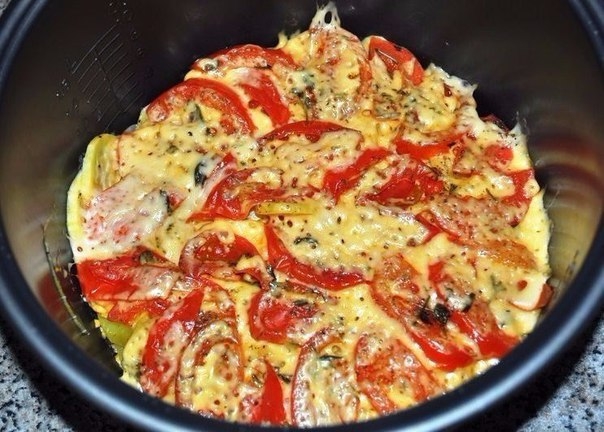 Кабачки под сыром в мультиварке