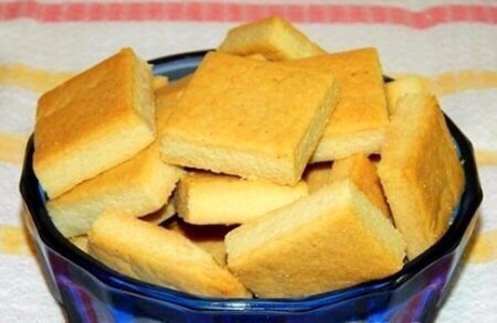 РАССЫПЧАТОЕ ПЕЧЕНЬЕ БЕЗ ЯИЦ.