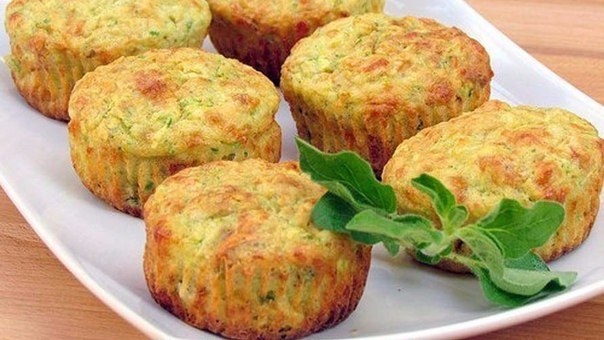 Куриные маффины с овощами