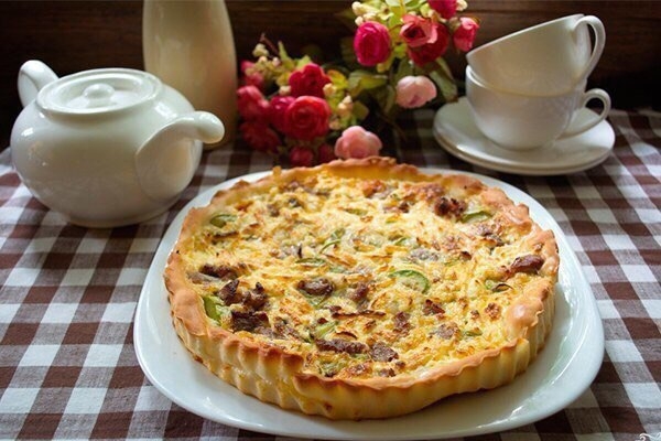 ПИРОГ С КУРИЦЕЙ И КАБАЧКОМ. ПИРОГ С КУРИЦЕЙ И КАБАЧКОМ.