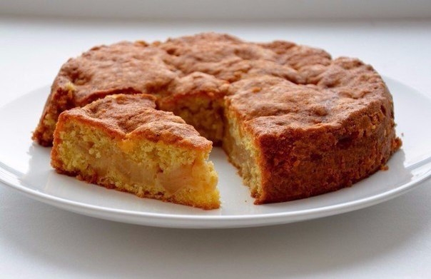 Очень вкусный и полезный тыквенный пирог из овсянки