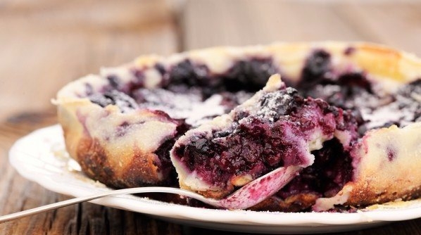 Клафути с черникой Клафути с черникой