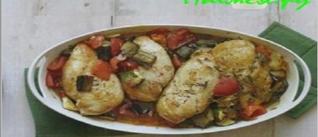 КУРИЦА ЖАРЕНАЯ С БАКЛАЖАНАМИ И КАБАЧКАМИ КУРИЦА ЖАРЕНАЯ С БАКЛАЖАНАМИ И КАБАЧКАМИ