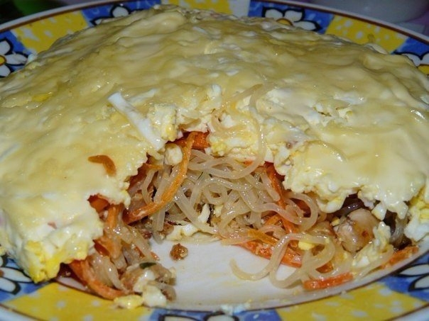 САЛАТ С ФУНЧОЗОЙ И КУРИЦЕЙ САЛАТ С ФУНЧОЗОЙ И КУРИЦЕЙ