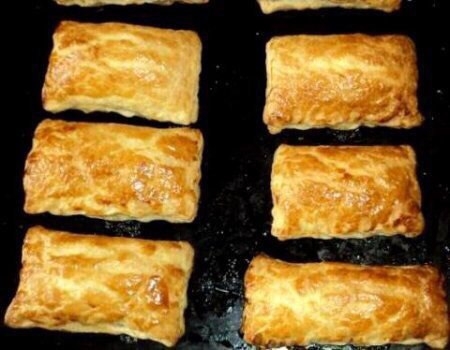 Слойки с бананом Слойки с бананом
