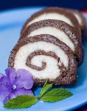 Рулет из печенья Баунти