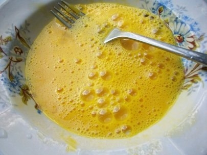 Омлет с сыром.