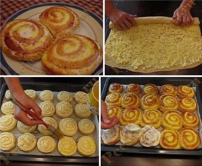 Творожные завитушки))