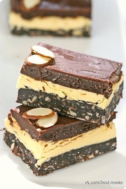 Канадский десерт Nanaimo Bars