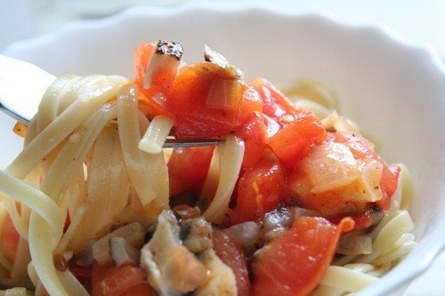 Паста с кукумарией Паста с кукумарией