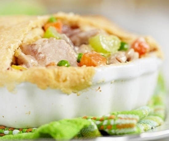 Куриный пирог с овощной смесью Куриный пирог с овощной смесью
