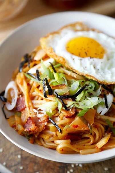 Кимчи-удон - Kimchi Udon - 김치 우동 Кимчи-удон - Kimchi Udon - 김치 우동