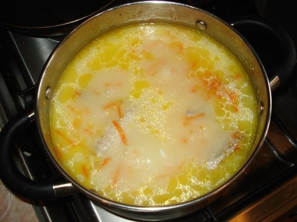Суп сырный с курицей Суп сырный с курицей