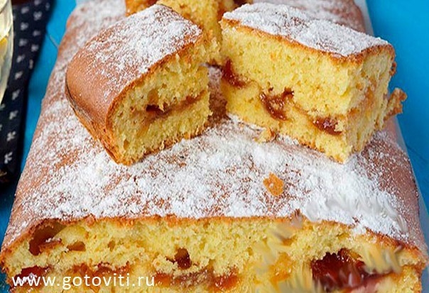 ПИРОГ С ВАРЕНЬЕМ НА СКОРУЮ РУКУ. ПИРОГ С ВАРЕНЬЕМ НА СКОРУЮ РУКУ.