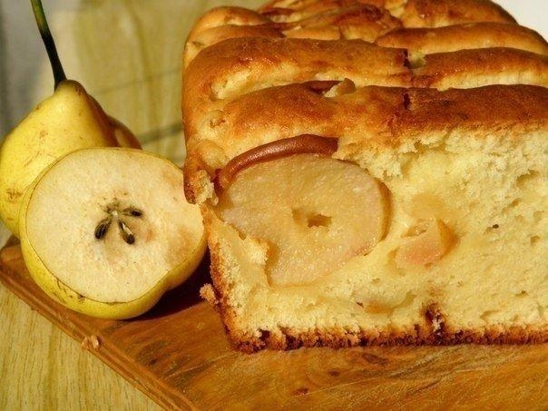 Творожный кекс с грушей Творожный кекс с грушей