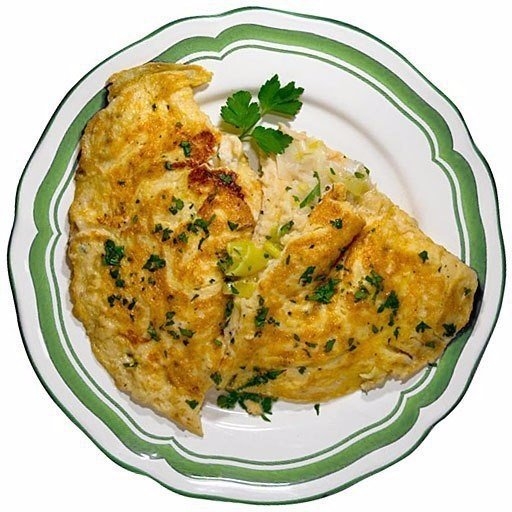 Лёгкий омлет с сыром