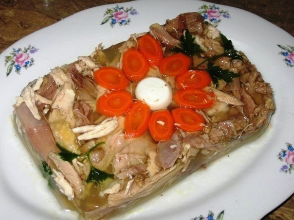Холодец из петушка