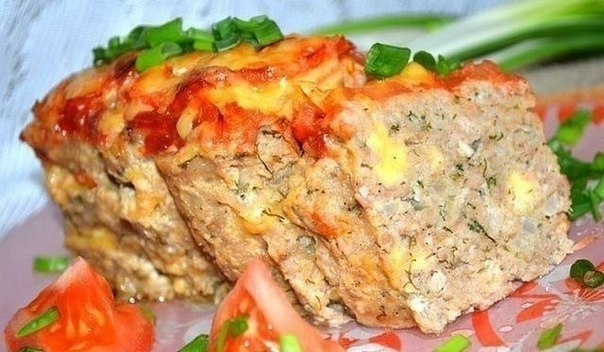 Мясной хлебец с сыром Мясной хлебец с сыром