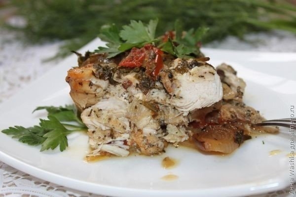 Курочка по-провански Курочка по-провански