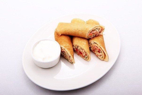 Острые блины с перцем, чесноком и Острые блины с перцем, чесноком и